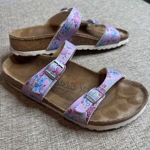 Birki's by Birkenstock Sandals Floral Lavender Strappy EU 38 US 7-7.5